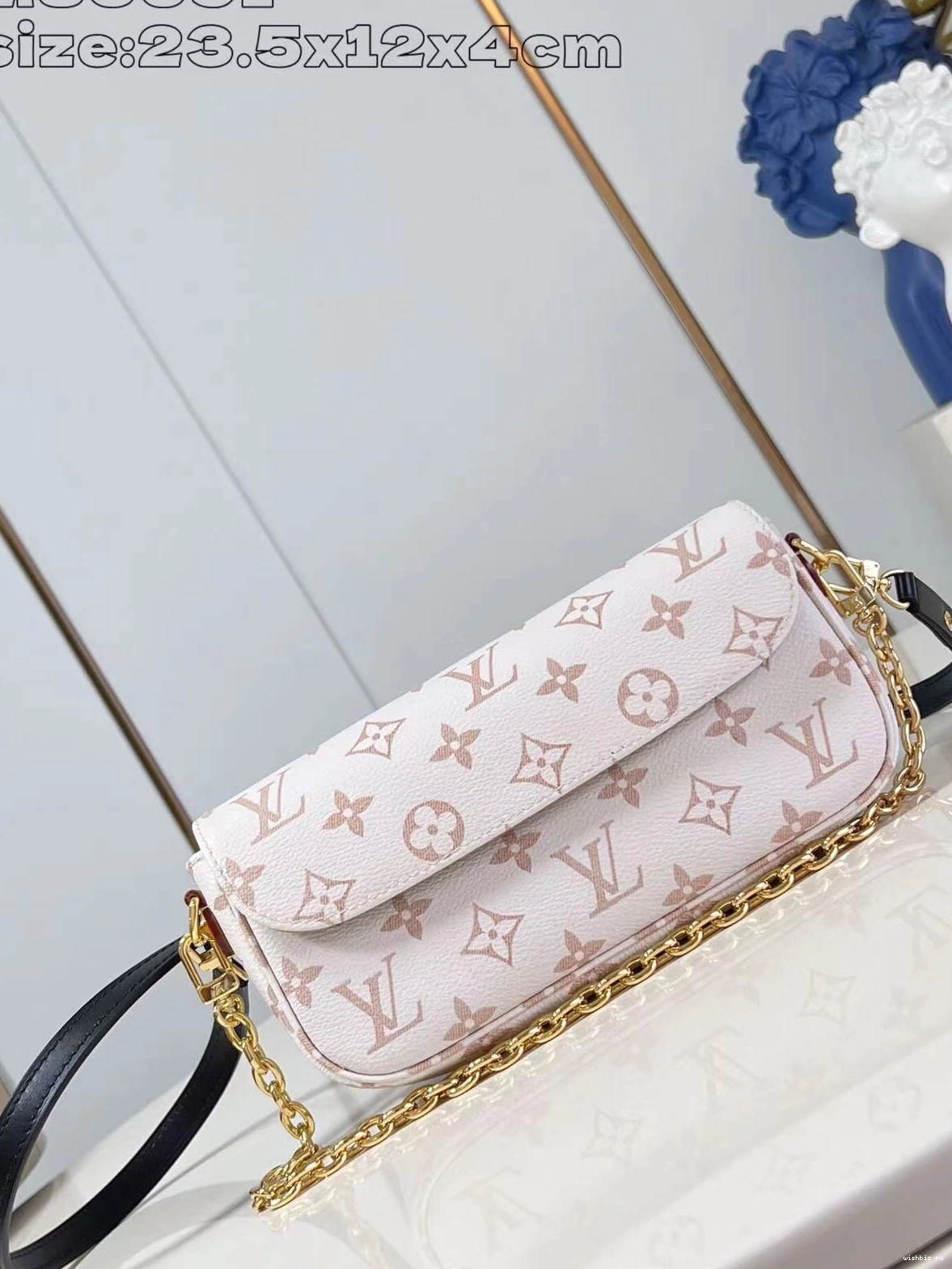 WIS Wallet Louis on Vuitton Chain Ivy-23.5*12*4.3cm 0316